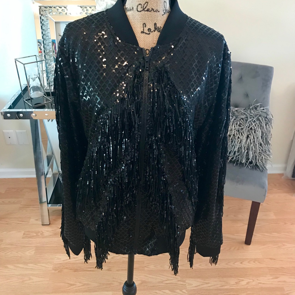 Custom Made Sequined Jacket